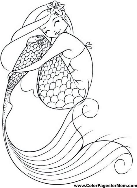 mermaid coloring ideas  pinterest