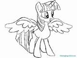 Pages Twilight Coloring Getcolorings Pony Little sketch template