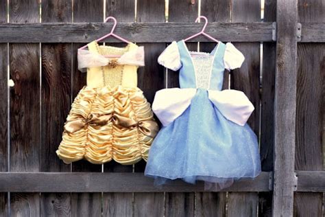belle and cinderella costumes {free pattern} u create