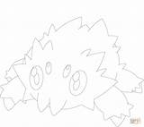 Joltik Coloring Pokemon Pages Drawing sketch template