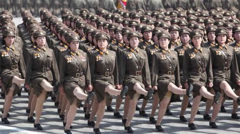 Female North Korean Soldiers Live In Brutal Conditions