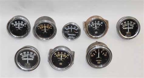 assorted amp gauges