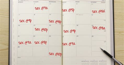 Can A Sex Schedule Save Your Relationship Thrillist