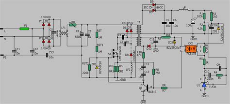 smps circuit diagram  explanation robhosking diagram