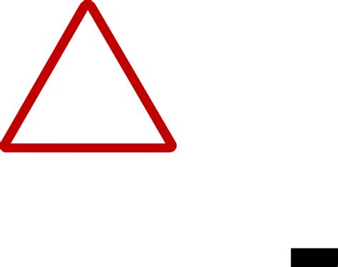 thin red warning sign clip art  clkercom vector clip art