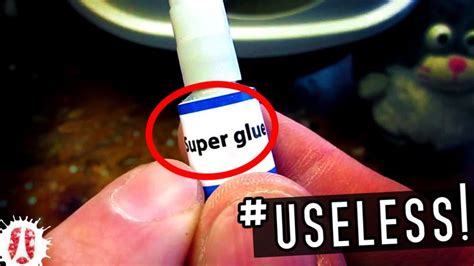 super glue    plastic repair technique