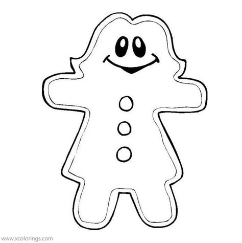 gingerbread man coloring pages  girl xcoloringscom