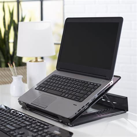 amazonbasics ventilated adjustable laptop stand pome