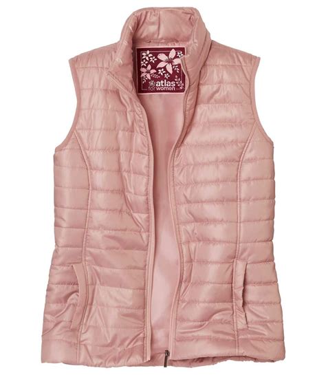 glanzend roze bodywarmer atlas  men