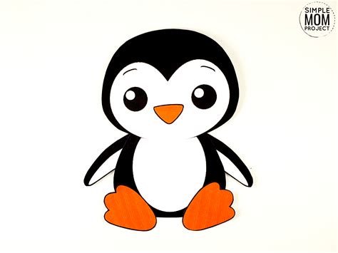 penguin template  printable lets dive     inspired
