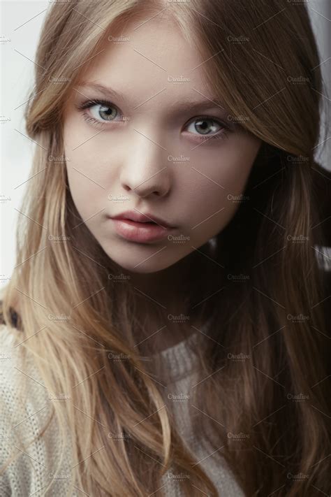 beautiful teen girl portrait high quality beauty