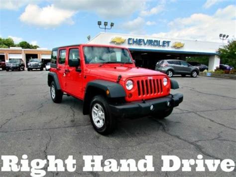 find  mail jeep  hand drive wrangler rhd postal  sound bar certified  owner