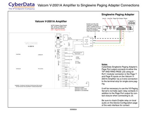 valcom    singlewire paging adapter connection manualzz