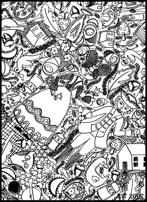 doodle art coloring pages coloring home riset