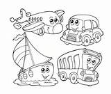 Coloring Mewarnai Transportasi Sketsa Darat Kendaraan Getcolorings Paud Modes Steamboat Udara Belajar Willie Preschoolers sketch template
