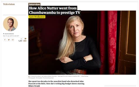 writer alice nutter ex chumbawamba interviewed in the
