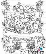 Besties Instant Town Flower Digi Ville Img23 Stamp Dolls Hat Coloring Create Color House May W2500 Mybestiesshop sketch template
