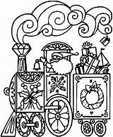 Coloring Pages Train Choo Cliparts Book Attribution Forget Santas Link Don sketch template