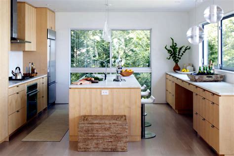 wooden kitchen equipped interior design ideas ofdesign