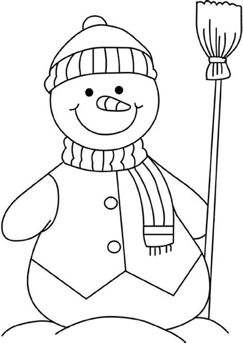 printable snowman coloring pages tulamama