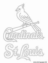 Cardinals Coloring Louis Pages St Logo Baseball Mlb Printable Braves Atlanta Blues 49ers Footprints Color Supercoloring Sand Sport Cardinal Book sketch template