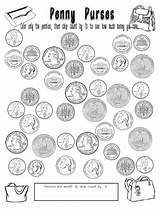 Coins Pennies Cent Blank Fish Valuable Mint Getcolorings Colorings Coloringhome sketch template