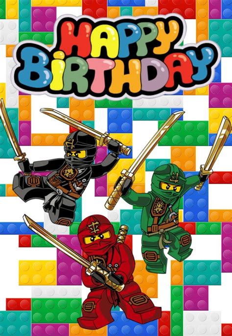 lego birthday cards birthday card printable lego card
