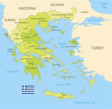 greece   world map map