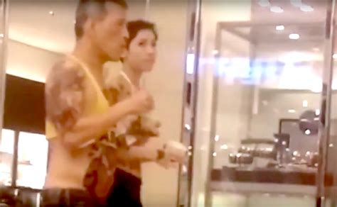 Thai King Strolls Through Mall In Tiny Crop Top Then