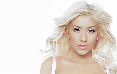 Photo Wallpaper Actress Blonde Singer Christina Christina Aguilera