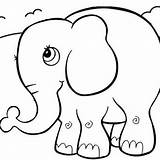 Elephant Mitraland sketch template