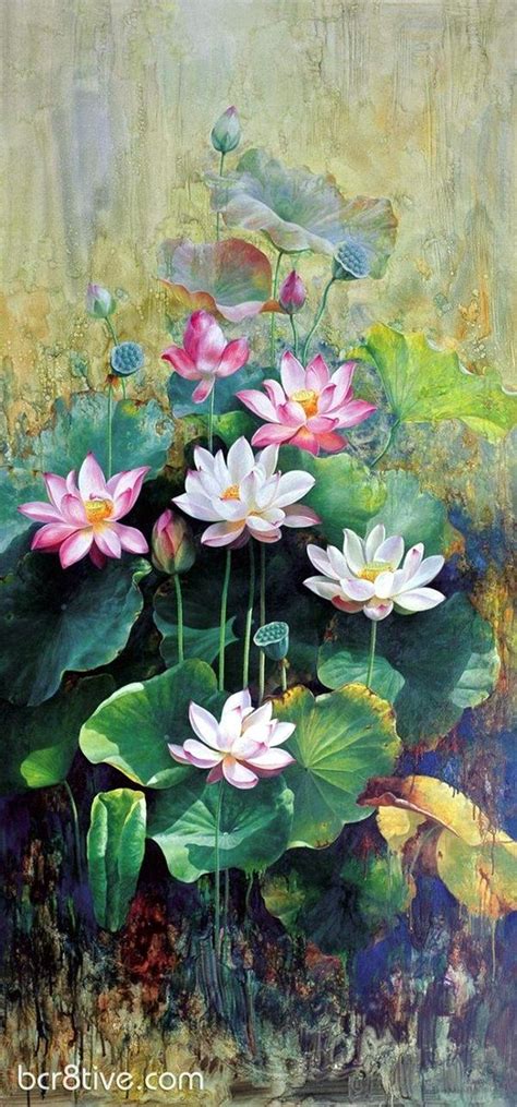 40 Peaceful Lotus Flower Painting Ideas Lotus Painting Flower Art Art