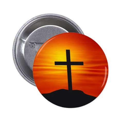 christian cross    button zazzle