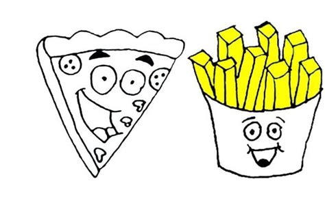 french fries character coloring page coloring page coloring pages
