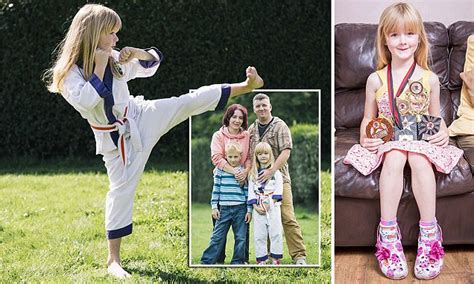 girl 6 overcomes illness which leaves her vomiting up to 30 times a day after taking up karate