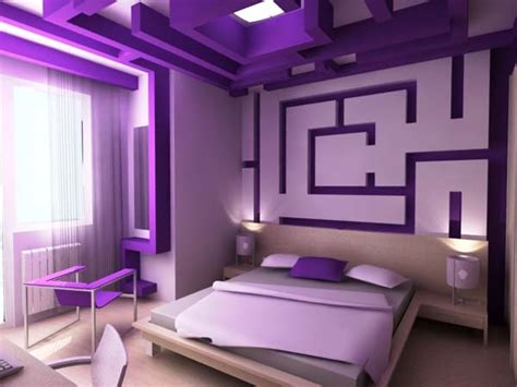 home arcitect modern purple bedroom ideas