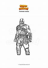 Kratos Supercolored Gunner Manta sketch template