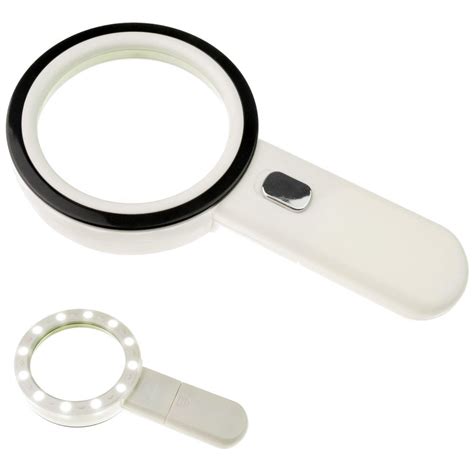 Number One 10x Led Lighted Magnifier Handheld Magnifying Glass
