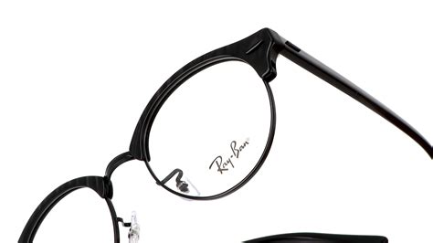 ray ban clubround wrinkled optics black rx4246 rb4246v 8049 47 19 small