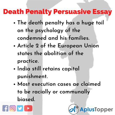death penalty persuasive essay telegraph