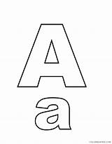 Letter Coloring Pages Lowercase Uppercase Coloring4free Related Posts sketch template