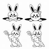 Carrots Rabbits Vecteezy sketch template