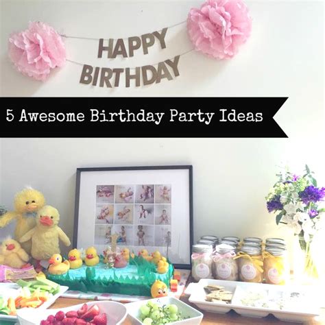 awesome birthday party ideas  kids bits  bee