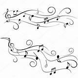 Pentagramma Musicali Swirly Swirls Personale Ornamental Clef sketch template