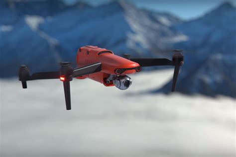 evo  foldable drone flies   camera