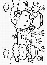Kitty Hello Coloring Pages Printable Friend Big Friends Bunny Colouring Clipart Kids Activity Cute Library Print Hellokitty Spring Invitations Sheets sketch template
