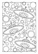 Coloring Space Pages Kids sketch template