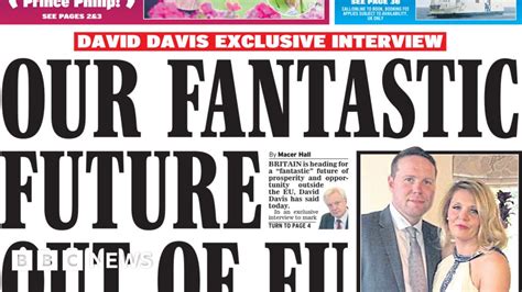 newspaper headlines fantastic brexit  bog roll brexit bbc news