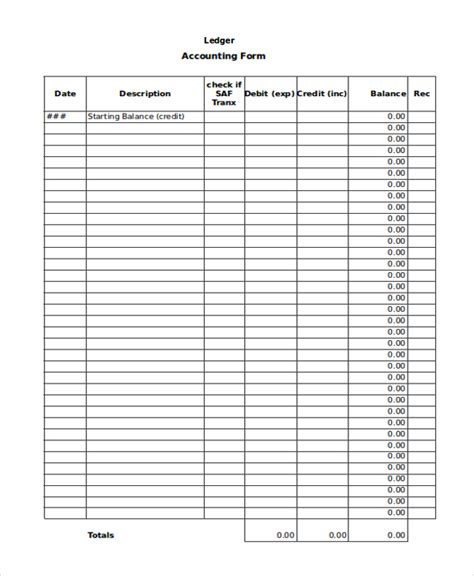 sample blank accounting forms   ms excel ms word