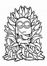 Minions Minion Coloring Pages Kids Banana Bananas Color Tree Many Children Sheets Printable Halloween Few Details Fruits Fruit Online Print sketch template